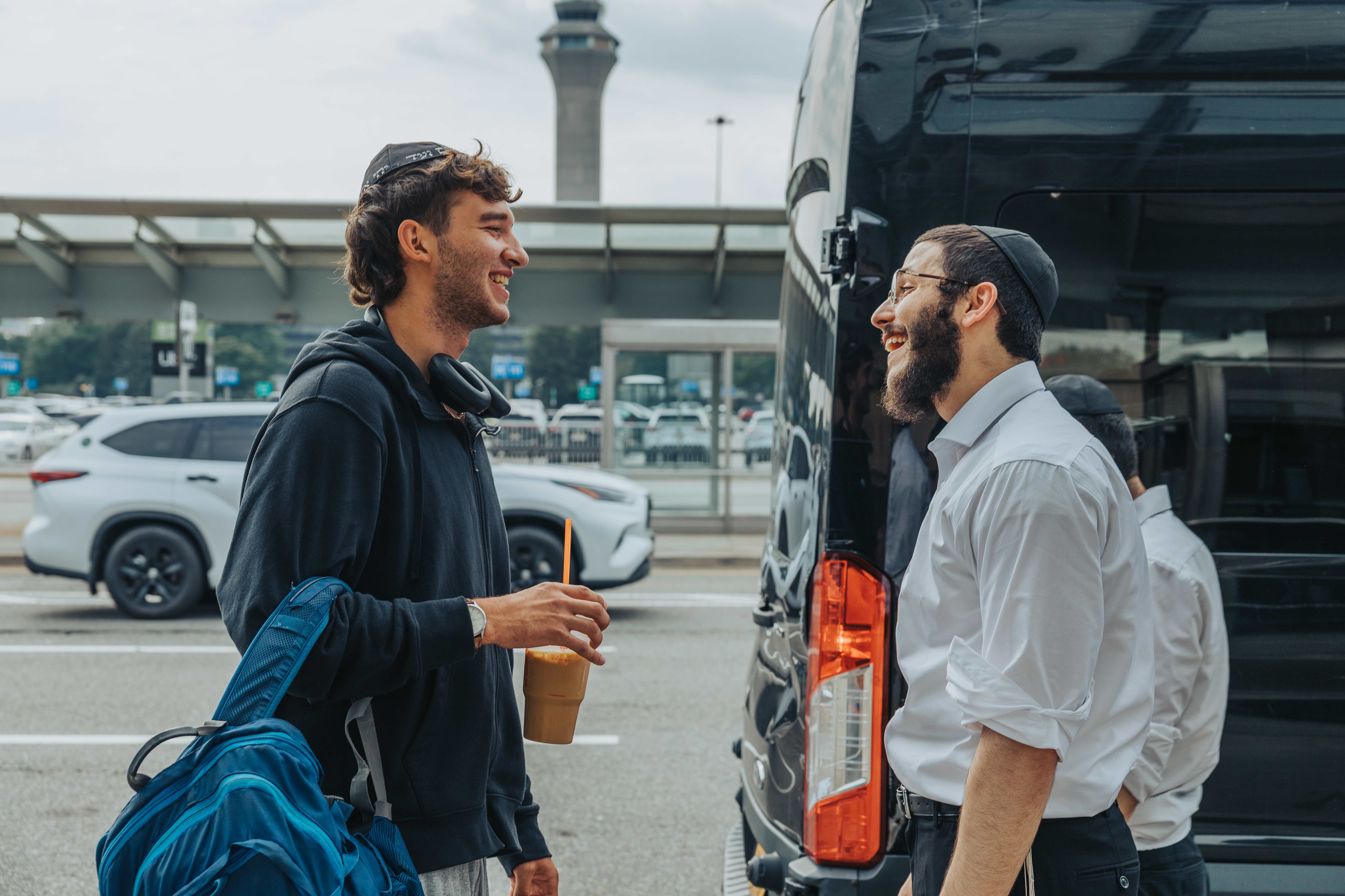 Gavriel with participant